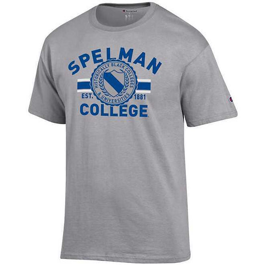 Spelman College Jaguars Gray Champion Team Arch T-Shirt - Large - HBCU