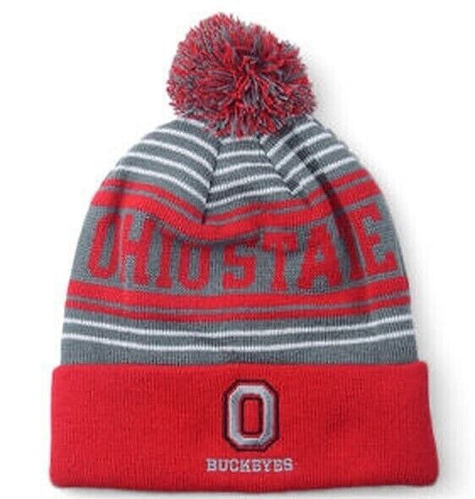 Ohio State Buckeyes Hydro Cuffed Knit Pom Hat