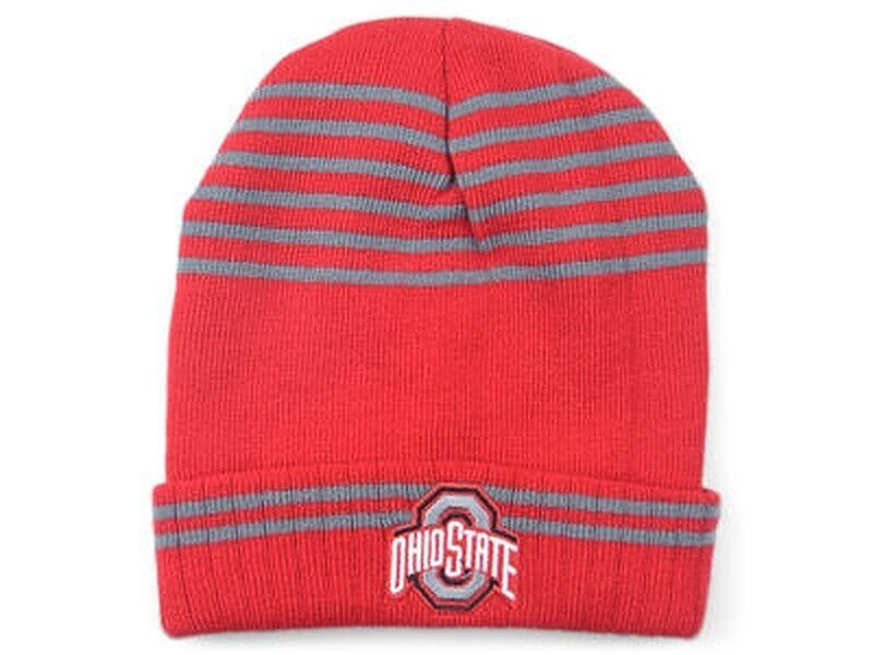 Ohio State Buckeyes Scarlet Stairwell Cuff Knit Hat