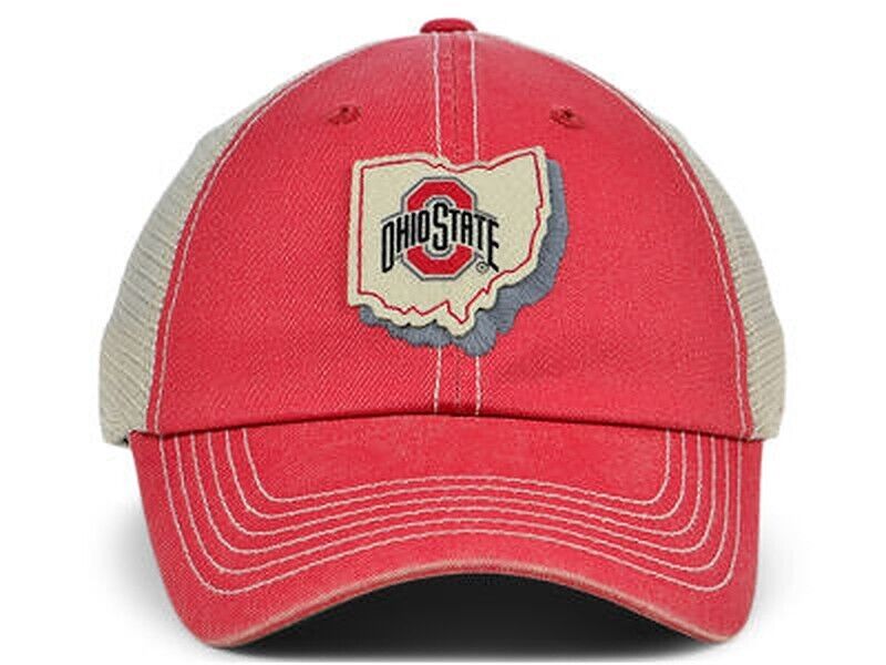 Ohio State Buckeyes United Adjustable Trucker Snapback Cap/Hat