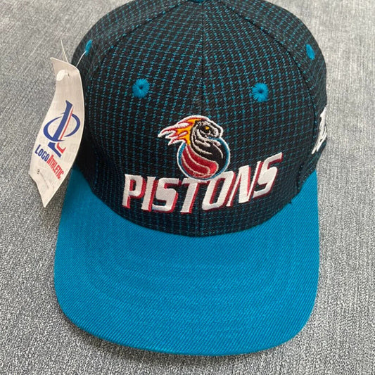 Detroit Pistons Logo Athletic Vintage '90s Snapback Cap/Hat