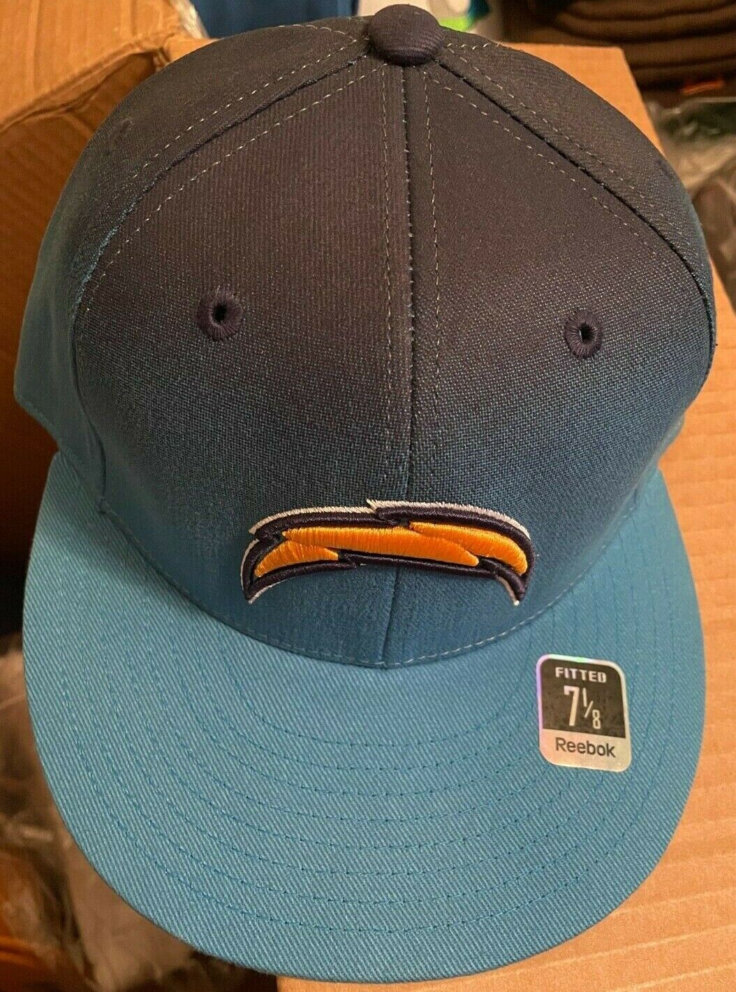 Los Angeles Chargers Two-Tone Multi-Color Reebok Fitted Cap/Hat - Size