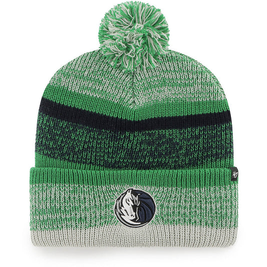 Dallas Mavericks Hard Wood Classics (HWC) Northward Cuff Knit Beanie Hat w/pom