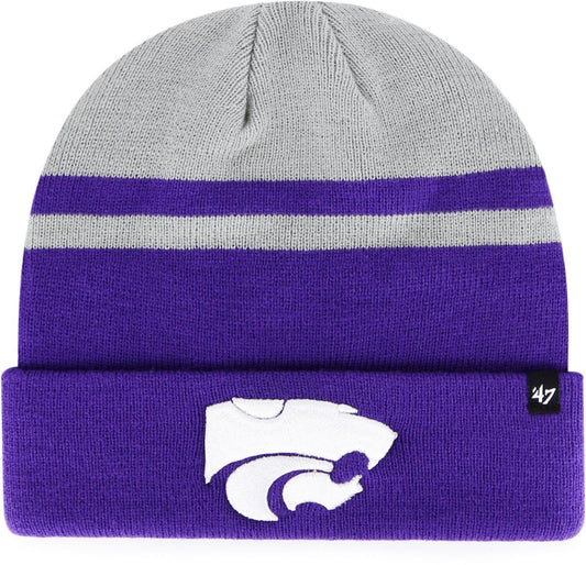 Kansas State "K-State" University Wildcats Purple Cedarwood Cuff Knit