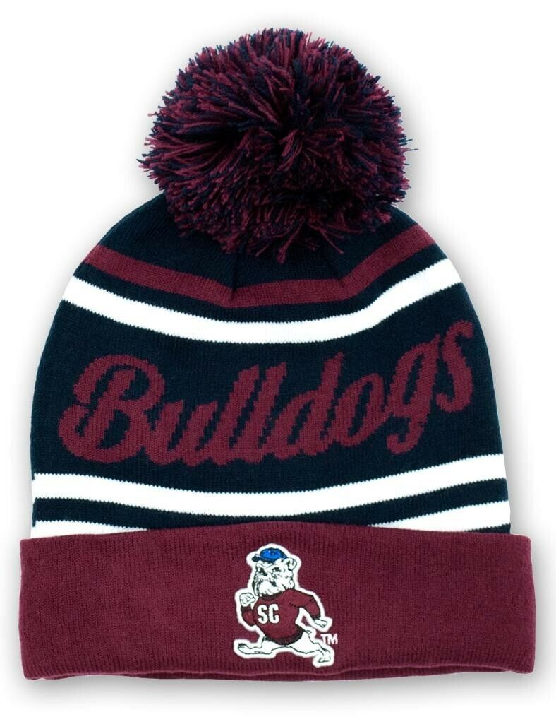 South Carolina State University Bulldogs Beanie Knit Pom Hat