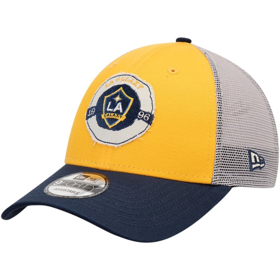 LA Galaxy New Era Gold/Navy 9FORTY Snapback Cap/Hat