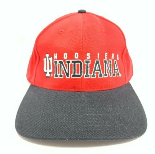Indiana Hooisers Red Twins Enterprise Vintage Strapback Adjustable Cap/Hat