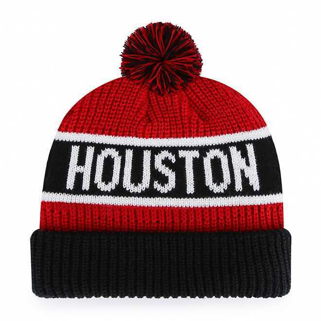 Houston Rockets Red & Black '47 Calgary Cuff Knit Cap/Hat