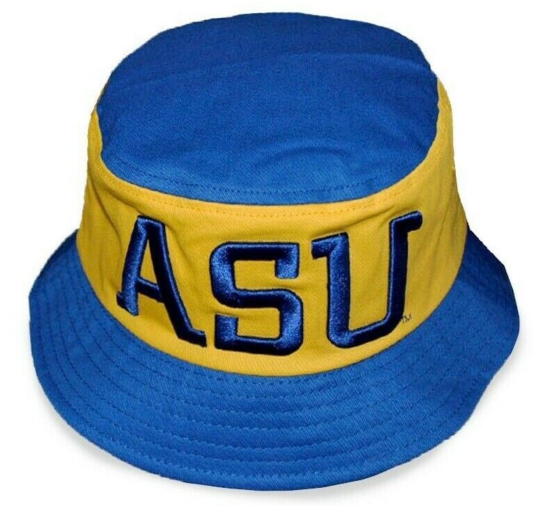 Albany State University Golden Rams Blue & Gold "ASU" Bucket Hat - HBC