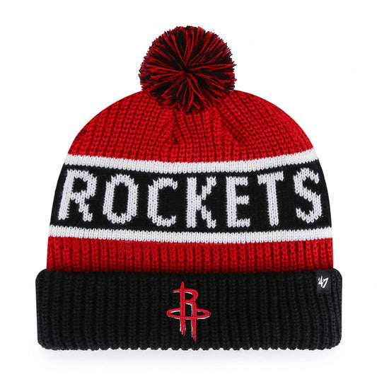 Houston Rockets Red & Black '47 Calgary Cuff Knit Cap/Hat